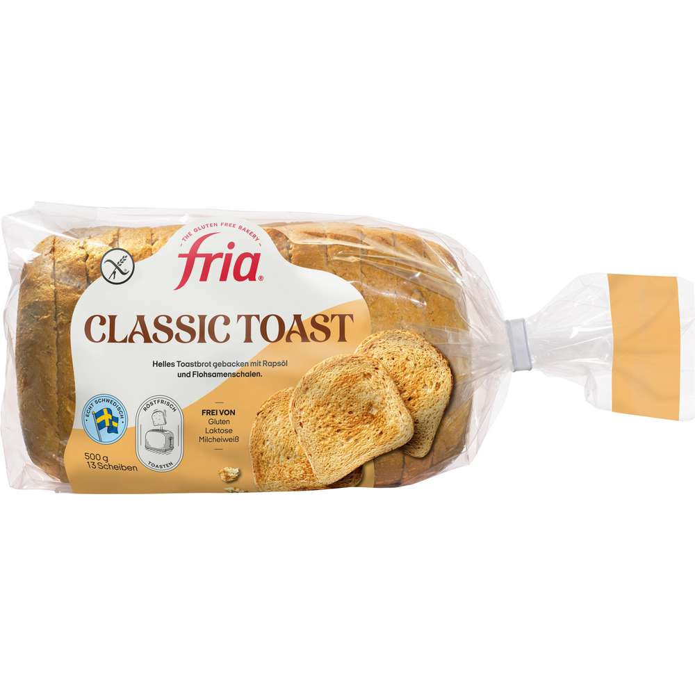 Produktabbildung Fria Classic Toast, tiefgekühlt