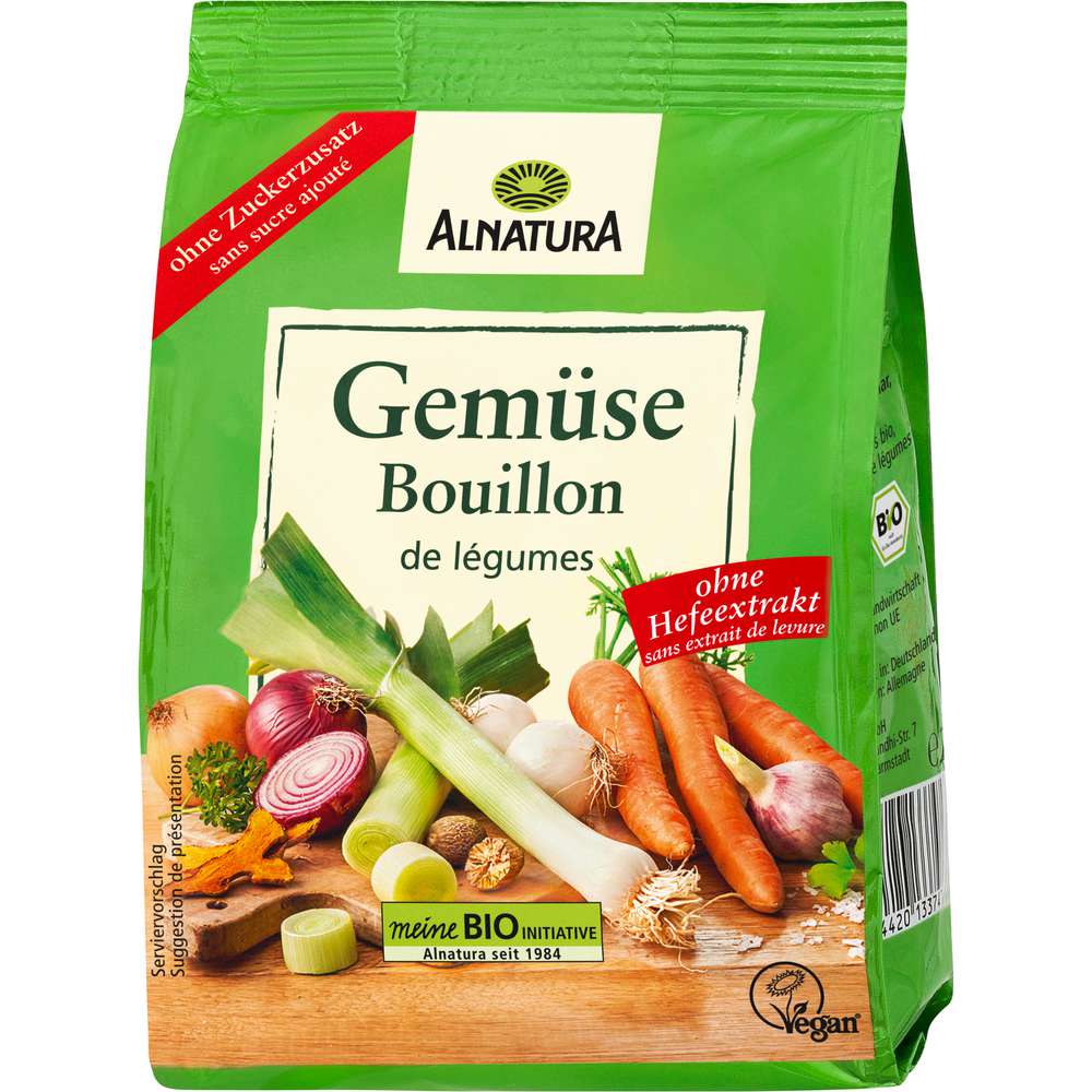 Produktabbildung Alnatura Bio Gemüsebrühe Bouillon ohne Hefe, Nachfüllpack