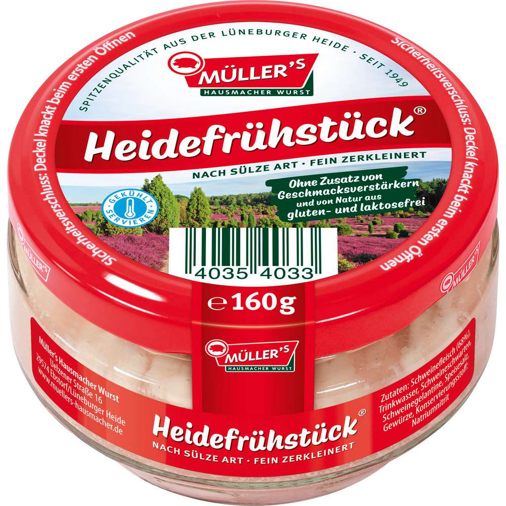Produktabbildung Müller's Heidefrühstück nach Sülze Art im Glas