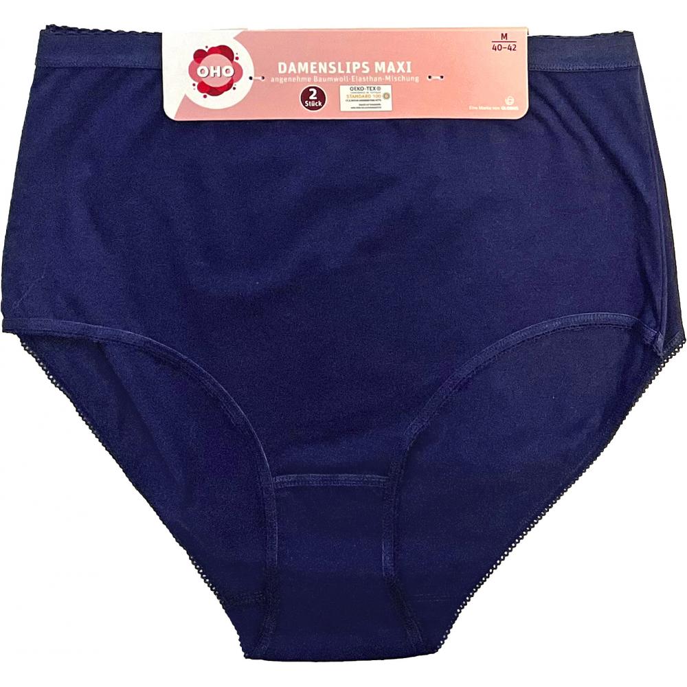 Produktabbildung keine Marke OHO Damen-Midislips, je 2er-Pack