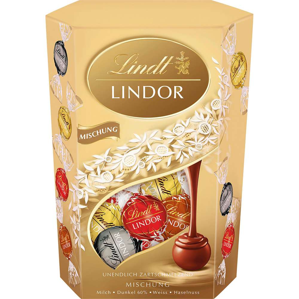 Produktabbildung Lindt Lindor Cornet, Mischung