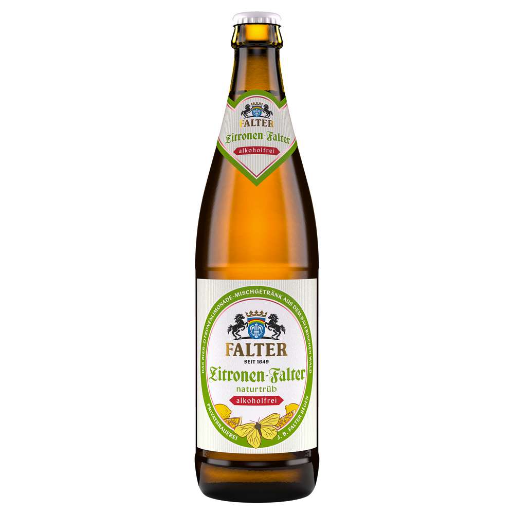 Produktabbildung Falter Biermischgetränk Zitrone, alkoholfrei
