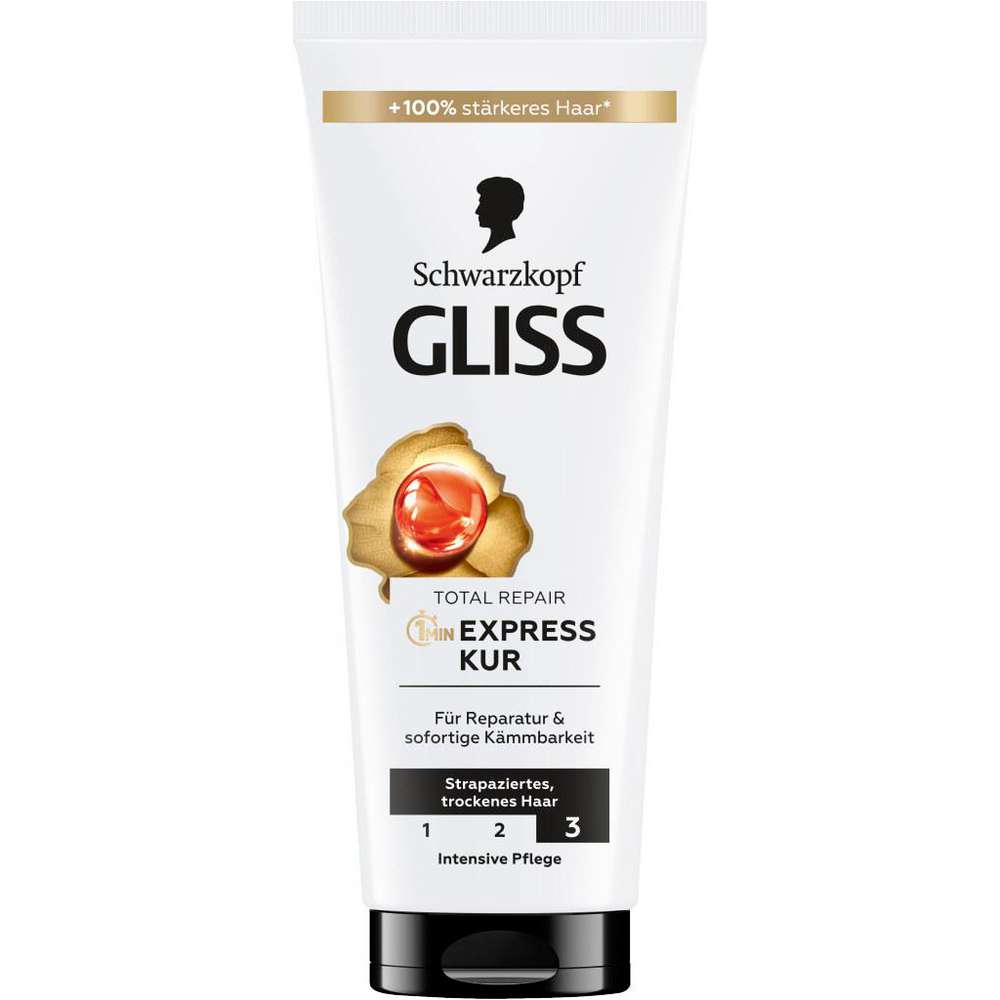 Produktabbildung Schwarzkopf Gliss Kur 1 min Express Kur, Total Repair