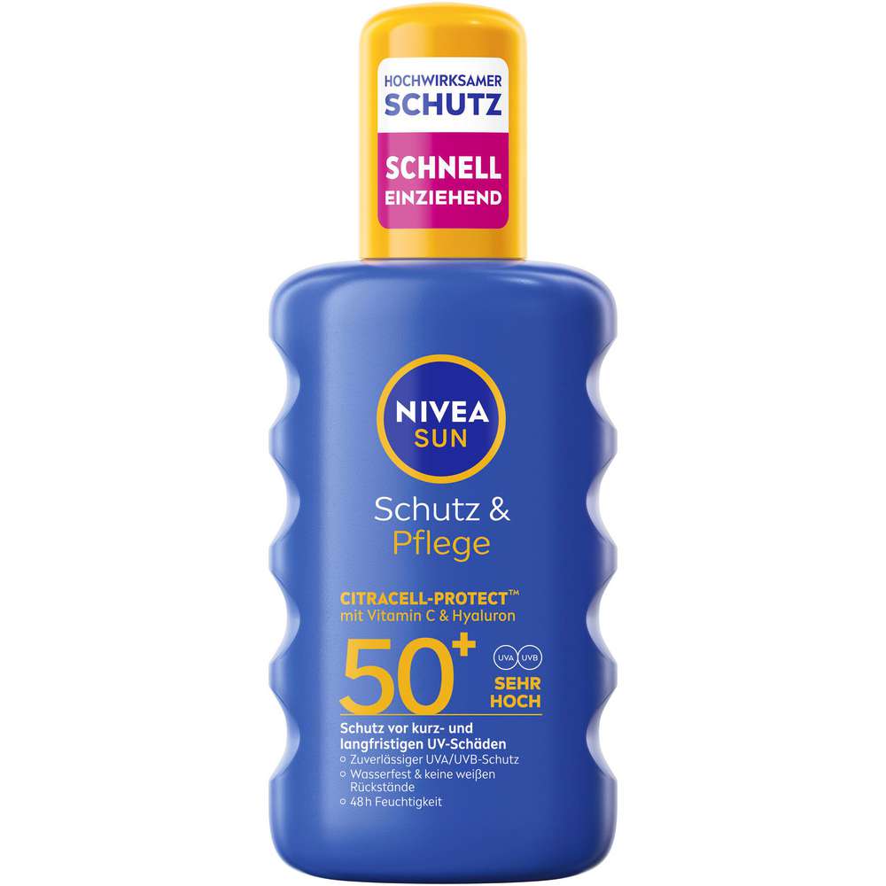 Produktabbildung Nivea Sun Spray Schutz & Pflege LSF 50+
