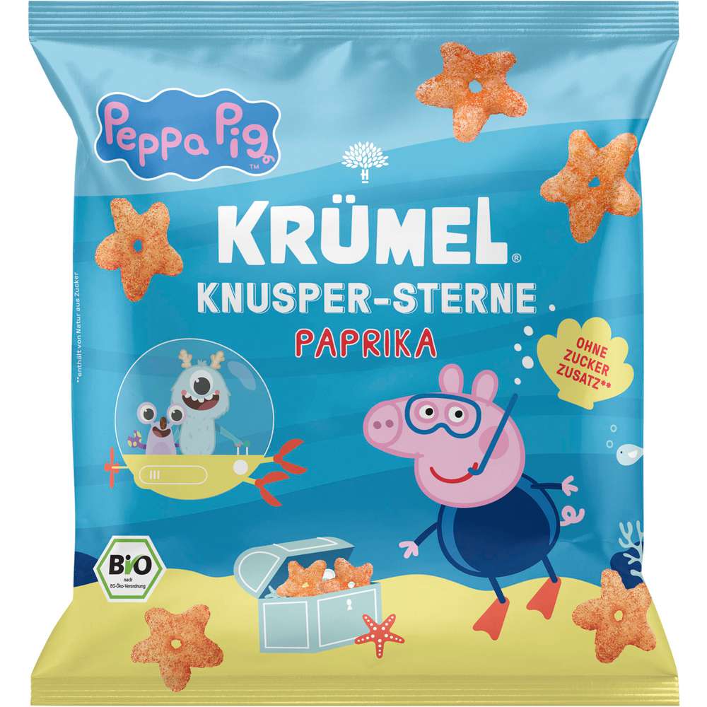 Produktabbildung Krümel Peppa Pig Knuspersterne, Paprika