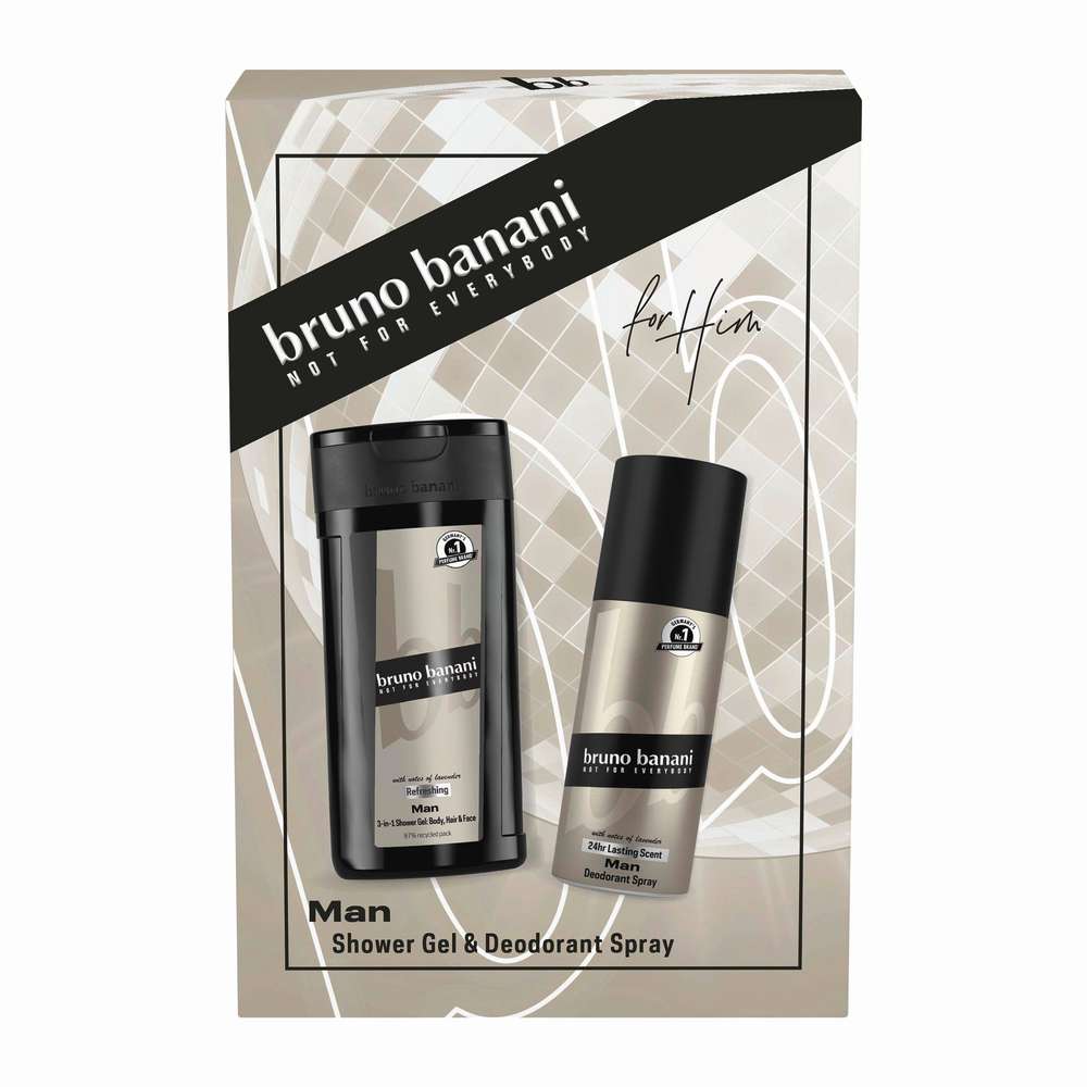 Produktabbildung Bruno Banani Geschenk-Set Man, Deo/Shower Gel
