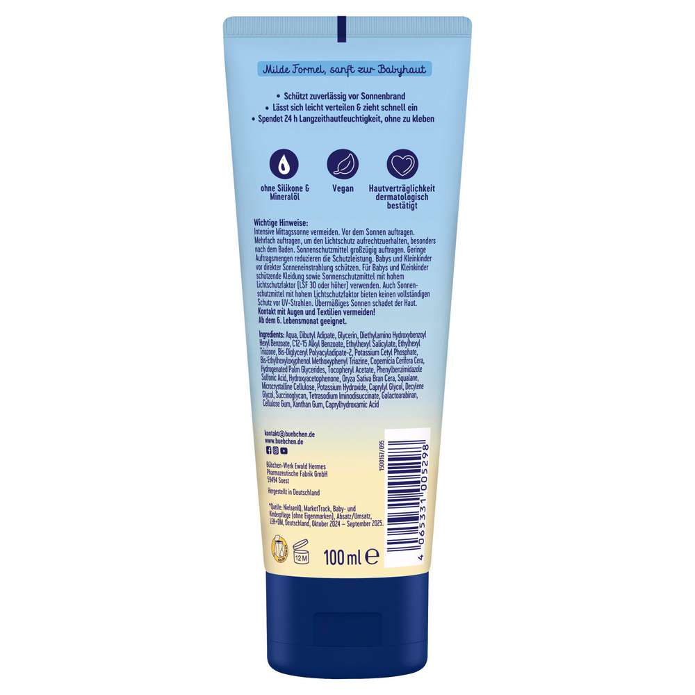 Produktabbildung Bübchen Sonnenlotion Kids Sensitiv LSF50+