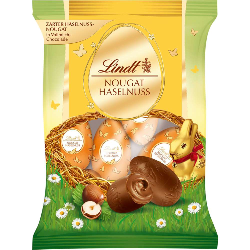 Produktabbildung Lindt Schoko-Ostereier, Nougat