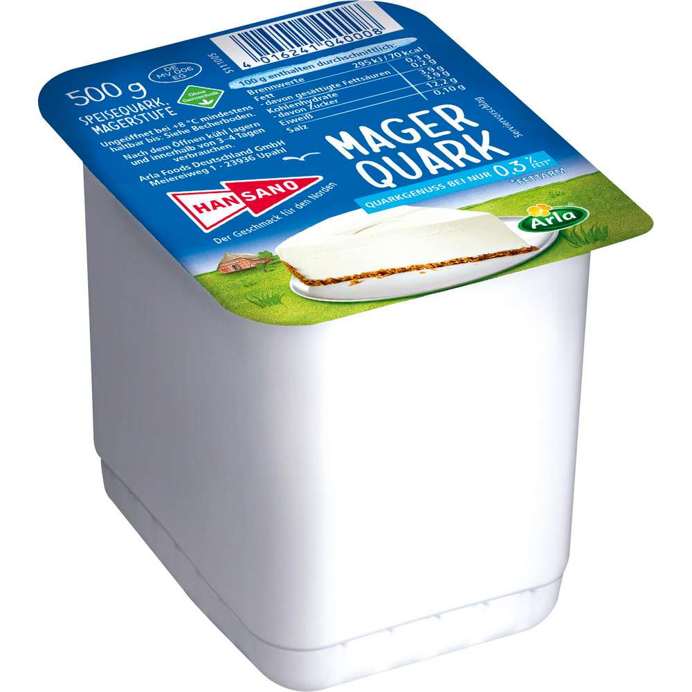 Produktabbildung Hansano Speisequark, mager