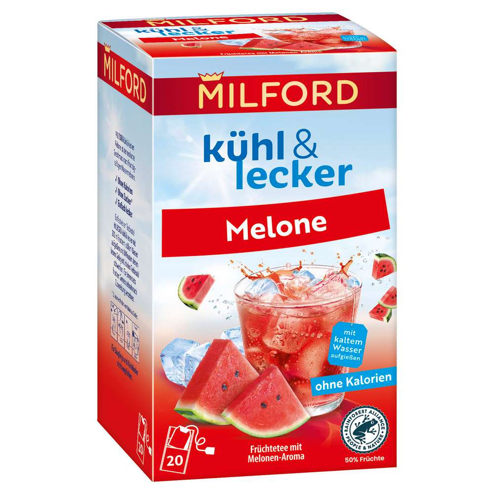 Produktabbildung Milford Früchte-Tee kühl & lecker, Melone