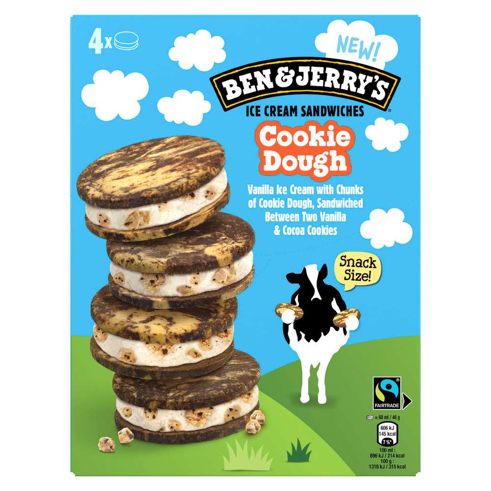 Produktabbildung Ben & Jerry's Eis Sandwich Cookie Dough
