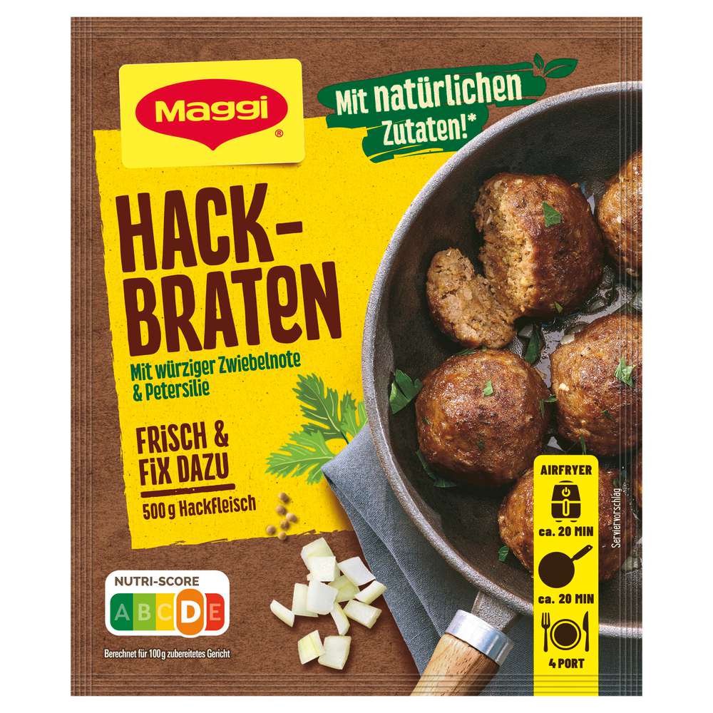 Produktabbildung Maggi Gewürzmischung Fix, Hackbraten 100 % natürliche Zutaten