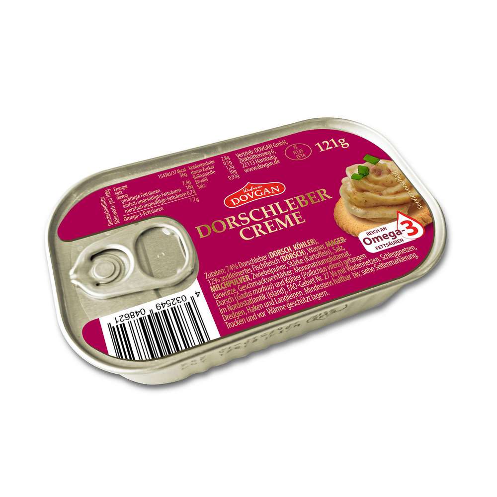 Produktabbildung Dovgan Dorschlebercreme