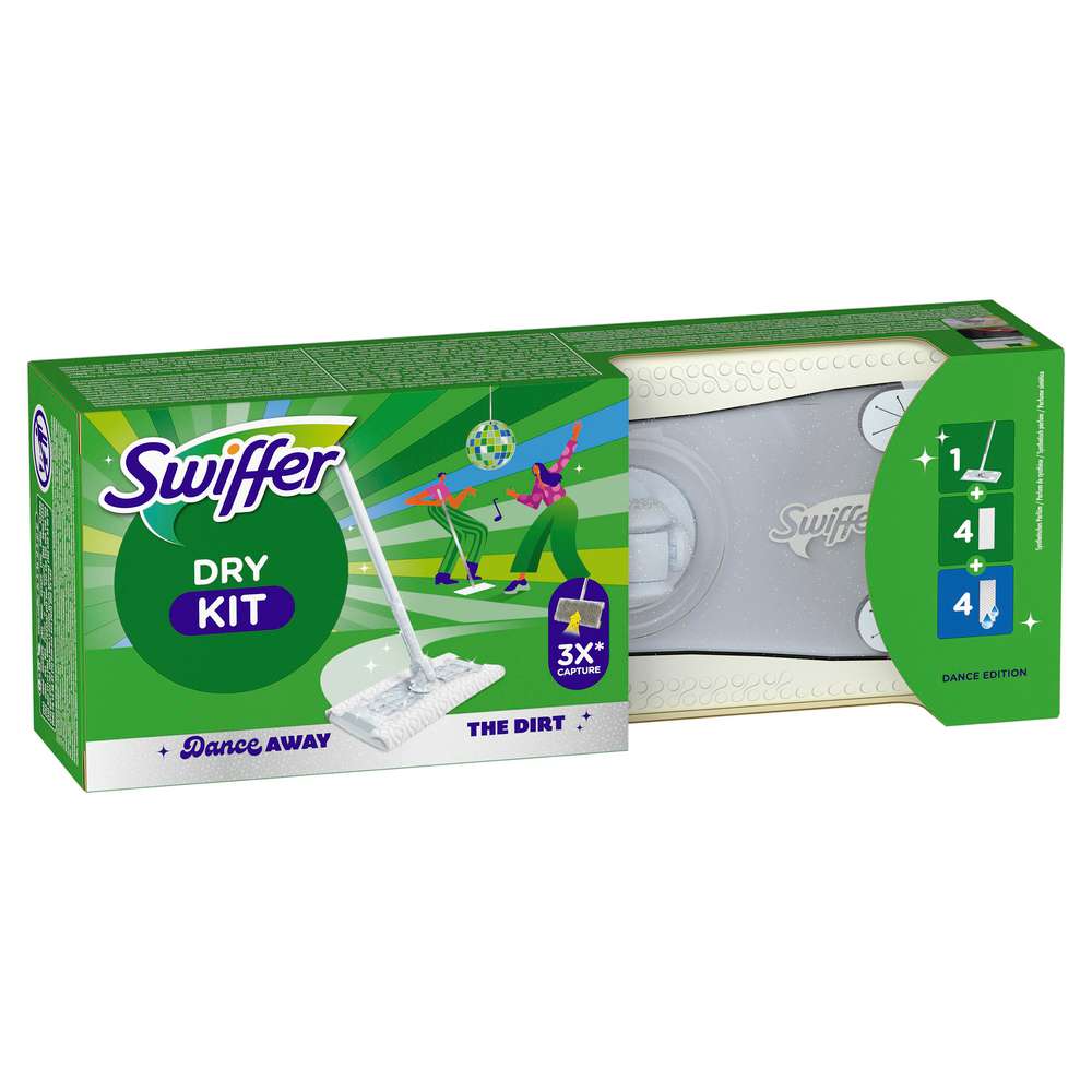 Produktabbildung Swiffer Starterkit Boden Glitter
