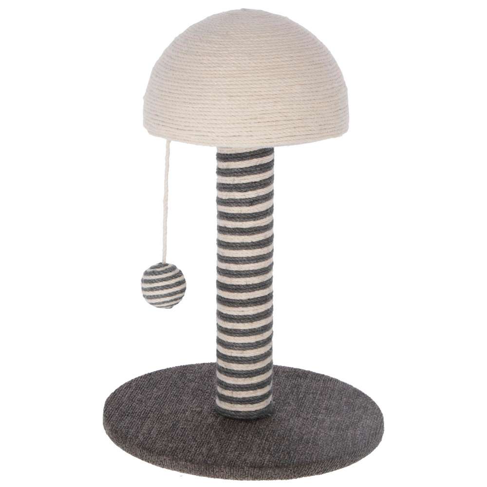 Produktabbildung Kerbl Katzen Kratzsäule Funghi, grau/weiß