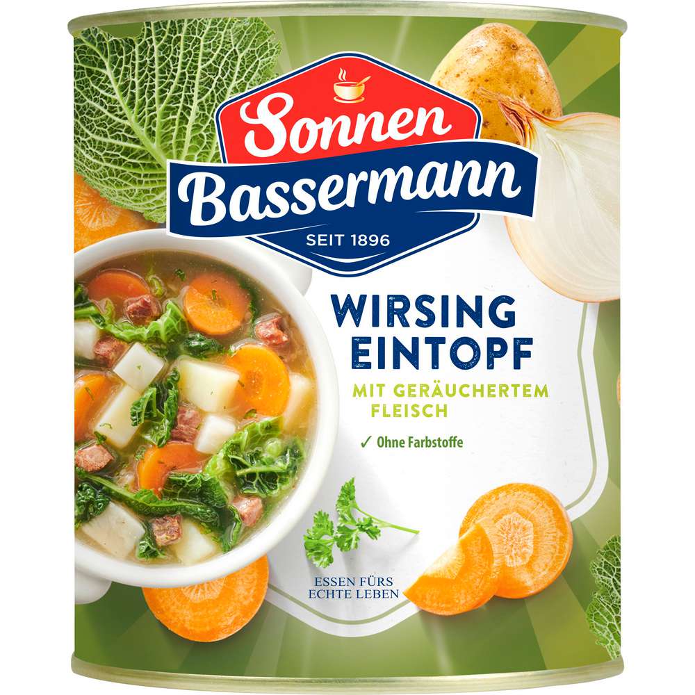 Produktabbildung Sonnen Bassermann Eintopf Wirsing