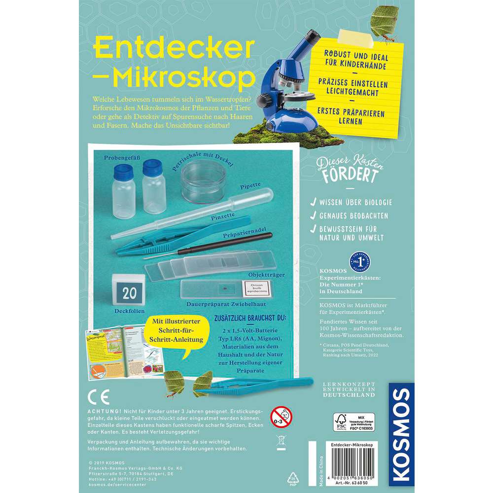 Produktabbildung Kosmos Entdecker-Mikroskop