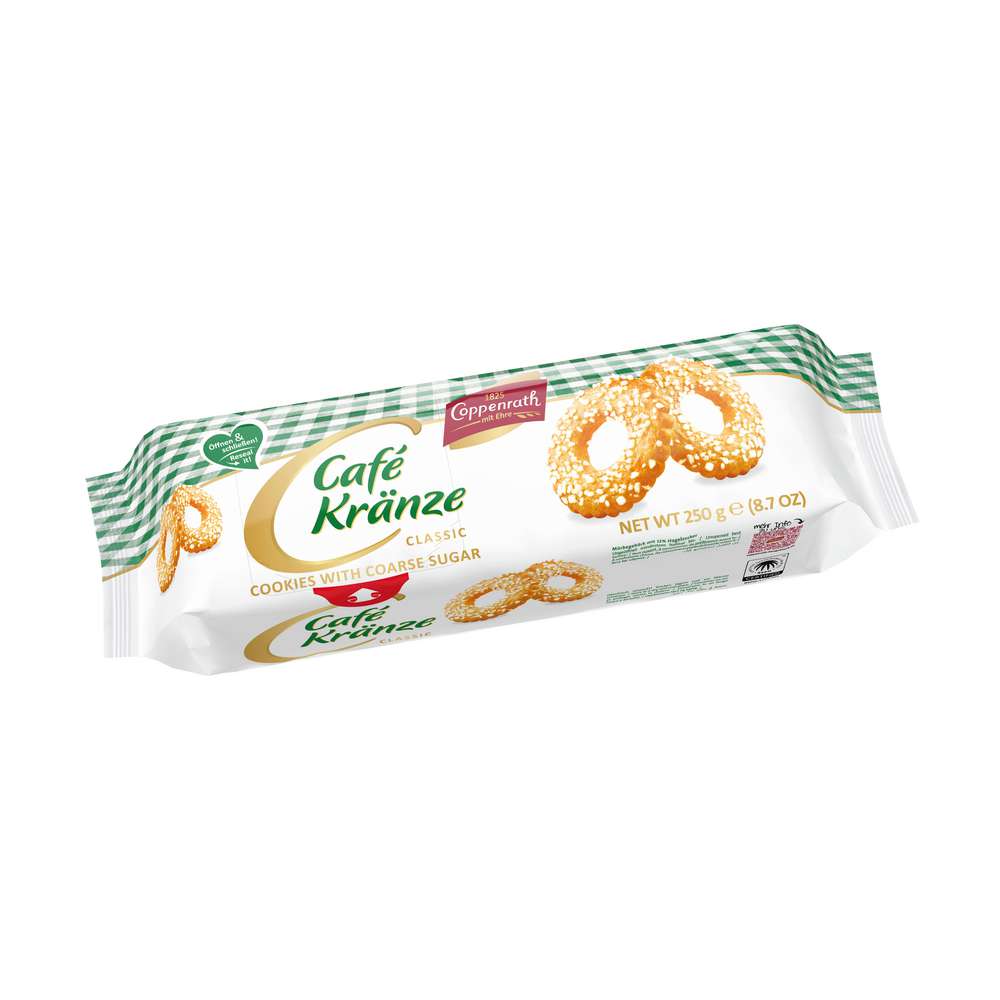 Produktabbildung Coppenrath Zuckerbestreutes Mürbegebäck Café Kränze