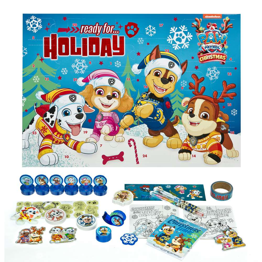 Produktabbildung nickelodeon Adventskalender Paw Patrol