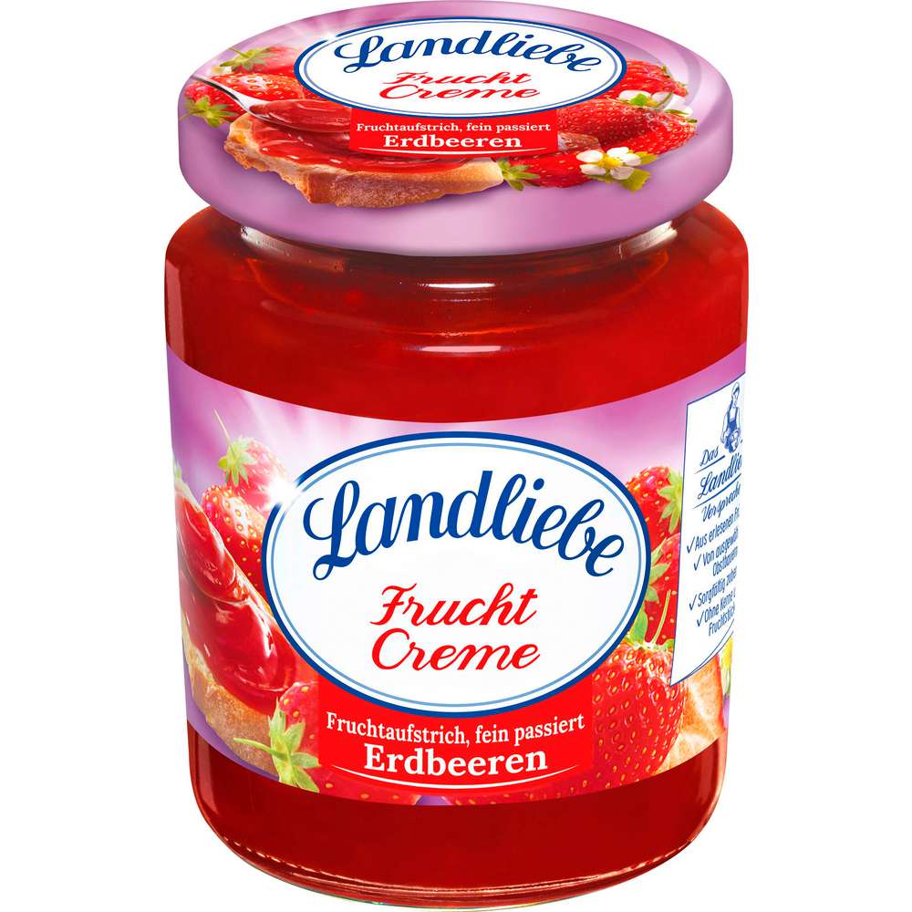 Produktabbildung Landliebe Fruchtcreme, Erdbeere