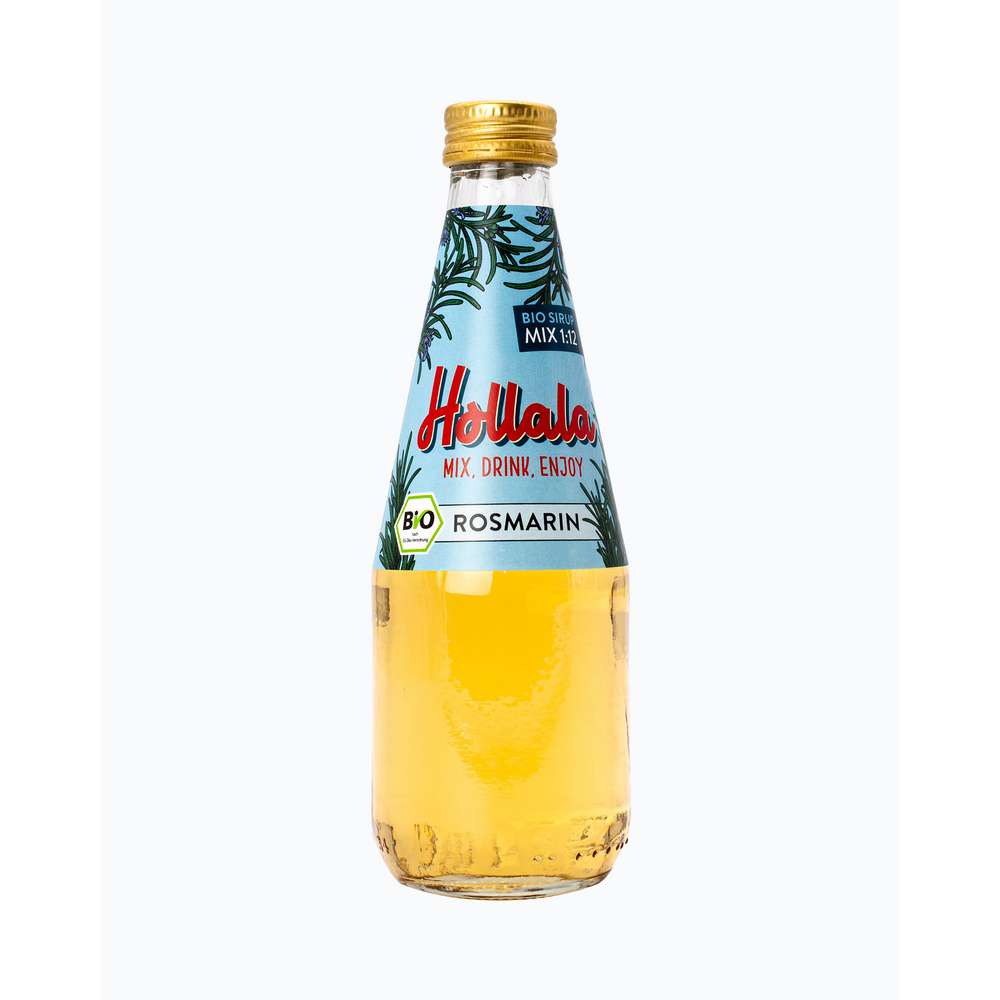 Produktabbildung Hollala Bio Sirup Rosmarin 