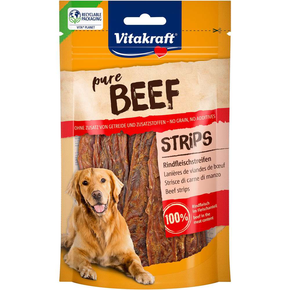 Produktabbildung Vitakraft Hunde-Snack Kaustangen, Beef-Strips