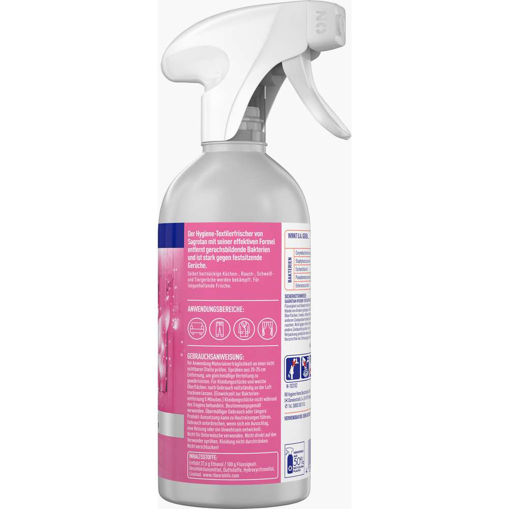 Produktabbildung Sagrotan Hygiene-Textilerfrischer, Wasserlilie