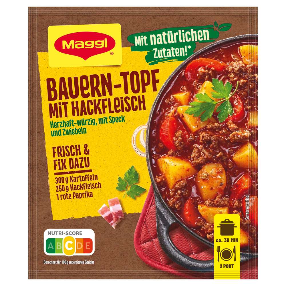 Produktabbildung Maggi Maggi Fix, Bauerntopf mit Hackfleisch