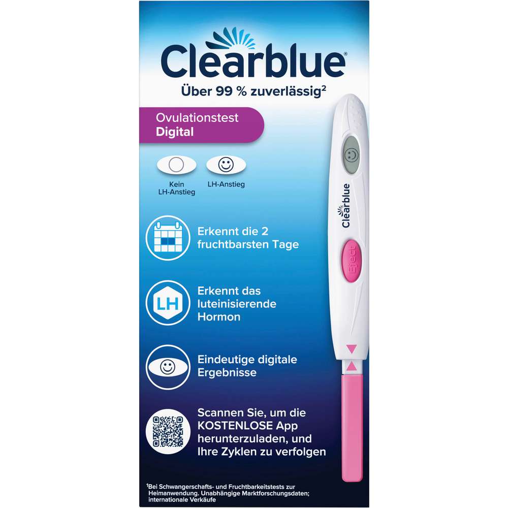 Produktabbildung Clearblue Digitaler Ovulationstest