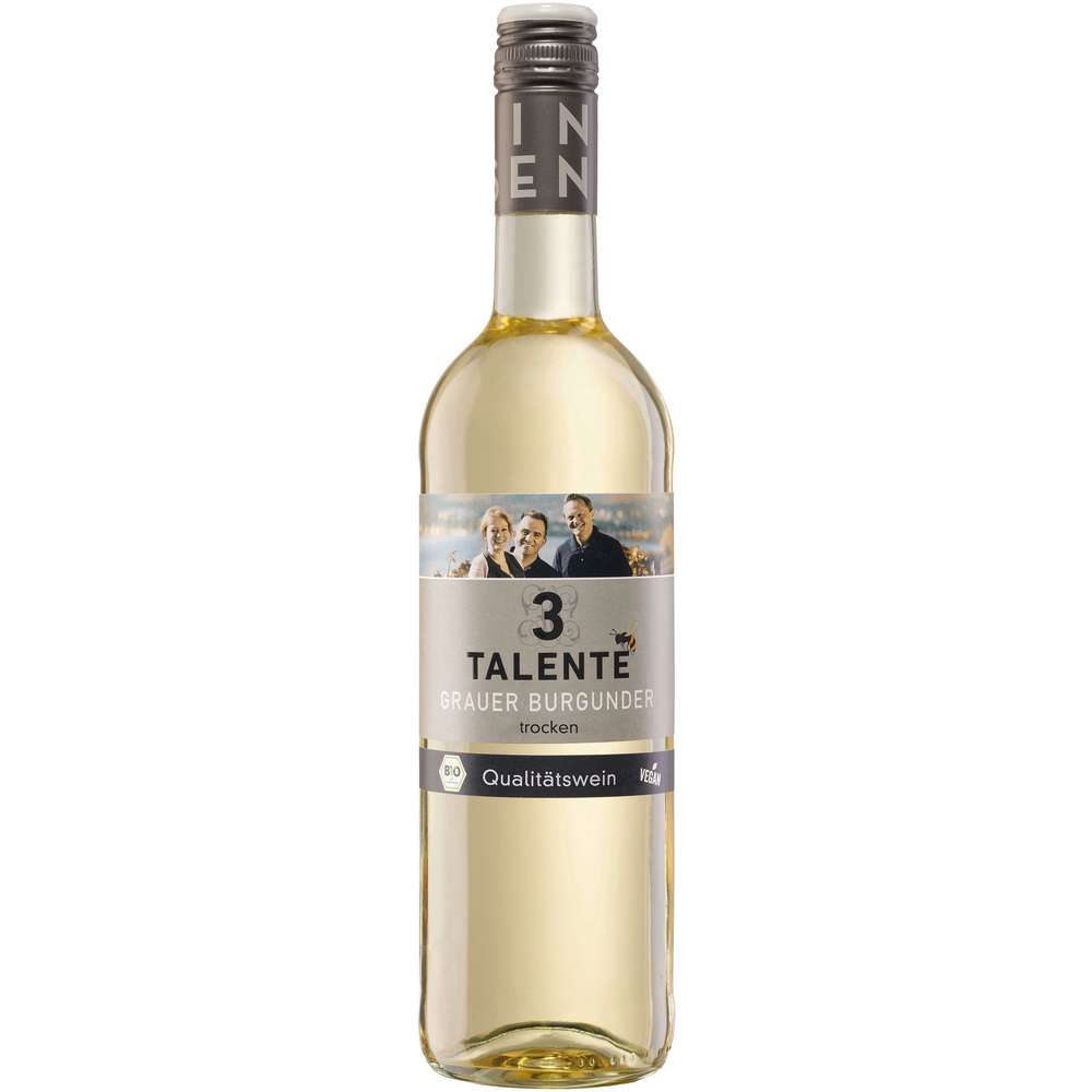Produktabbildung 3 Talente Bio Grauburgunder, Weißwein