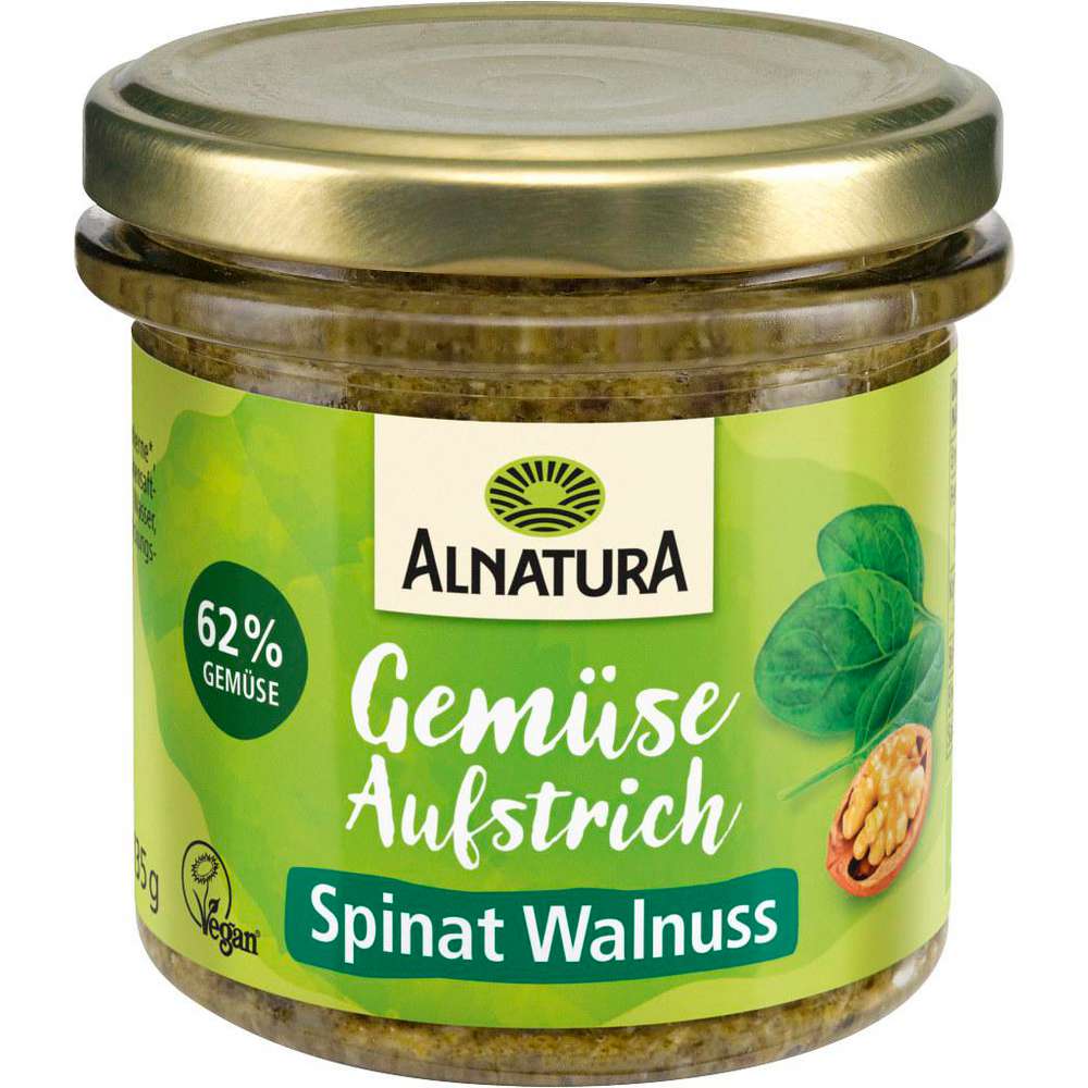 Produktabbildung Alnatura Bio Aufstrich, Spinat-Walnuss