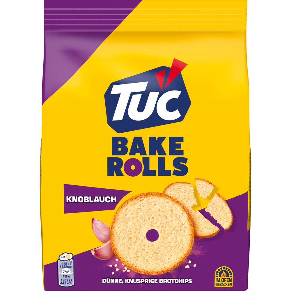 Produktabbildung TUC Mini Bake Rolls, Knoblauch