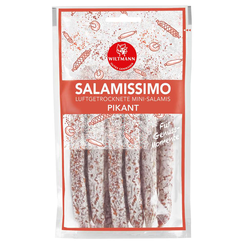Produktabbildung Wiltmann Salamissimo Minisalamis pikant