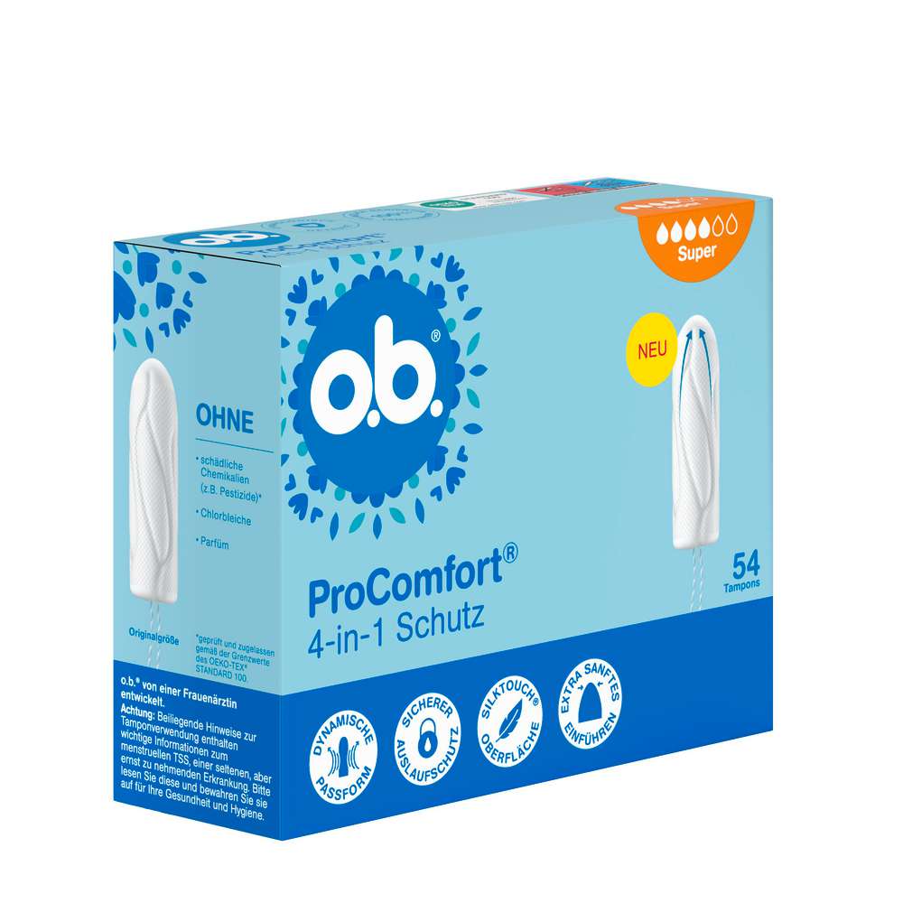 Produktabbildung o.b. Tampons Pro Comfort, Super
