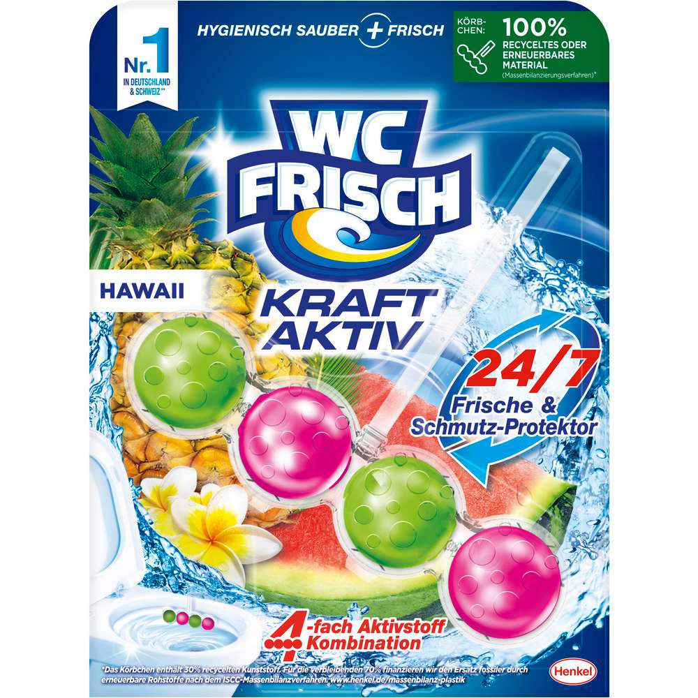 Produktabbildung WC Frisch WC Duftspüler Kraft Aktiv, Hawaii