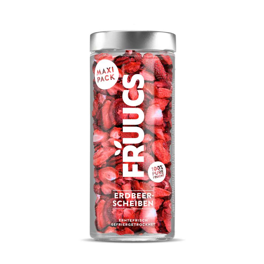Produktabbildung Fruucs Erdbeerscheiben Gefriergetrocknet, Maxipack