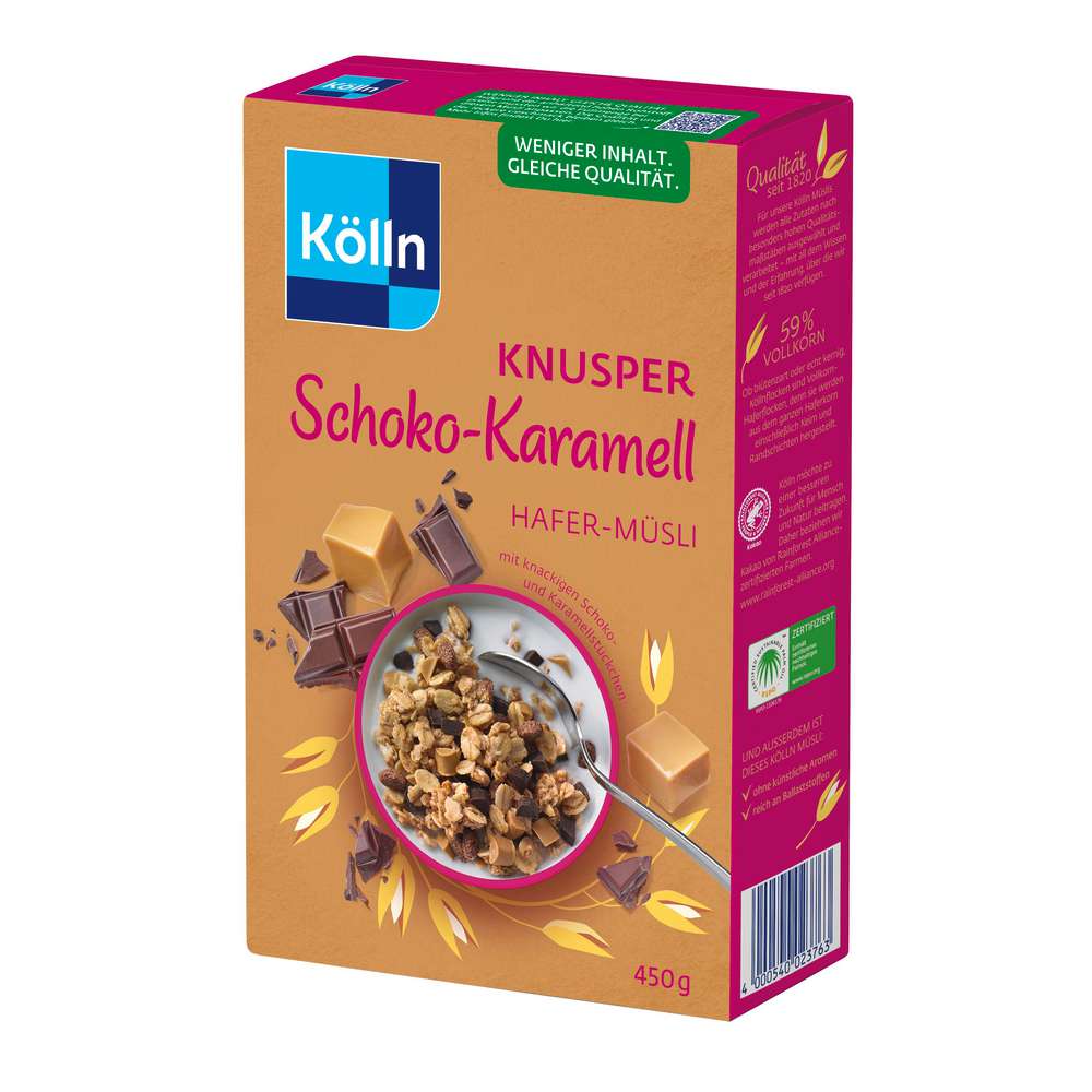 Produktabbildung Kölln Knusper-Müsli, Schoko-Karamell