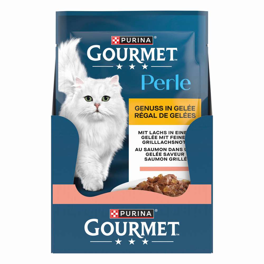 Produktabbildung Purina Katzen-Nassfutter Gourmet Perle, Lachs in Gelee