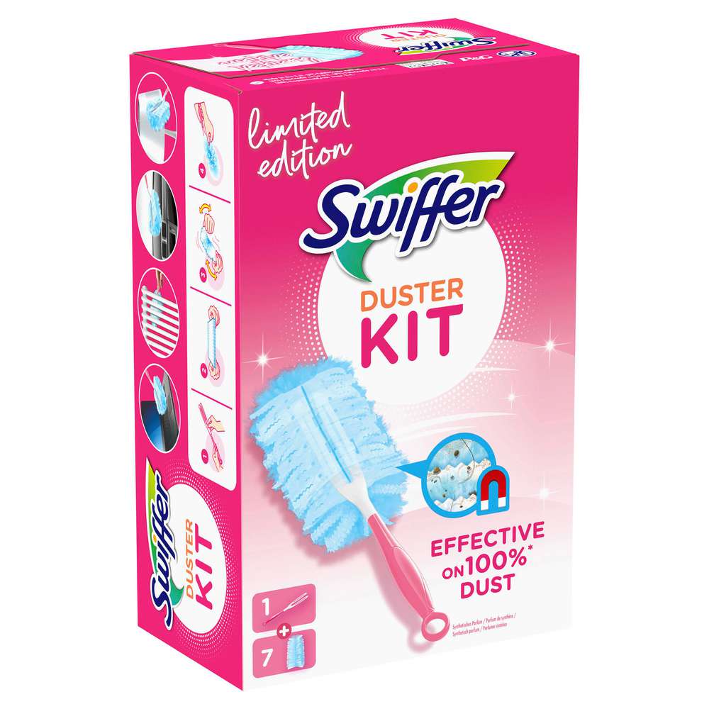 Produktabbildung Swiffer Staubmagnet Duster Kit, Pink Limited Edition