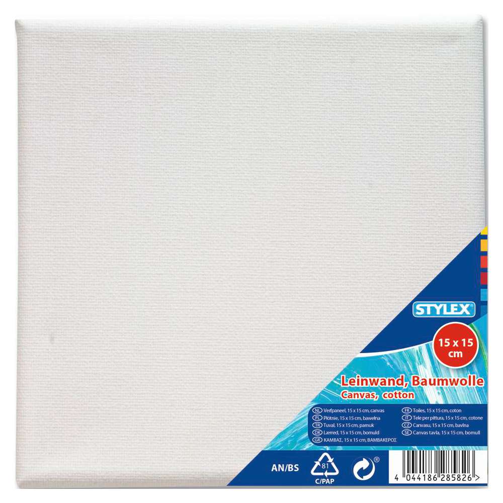 Produktabbildung Stylex Leinwand 15x15cm