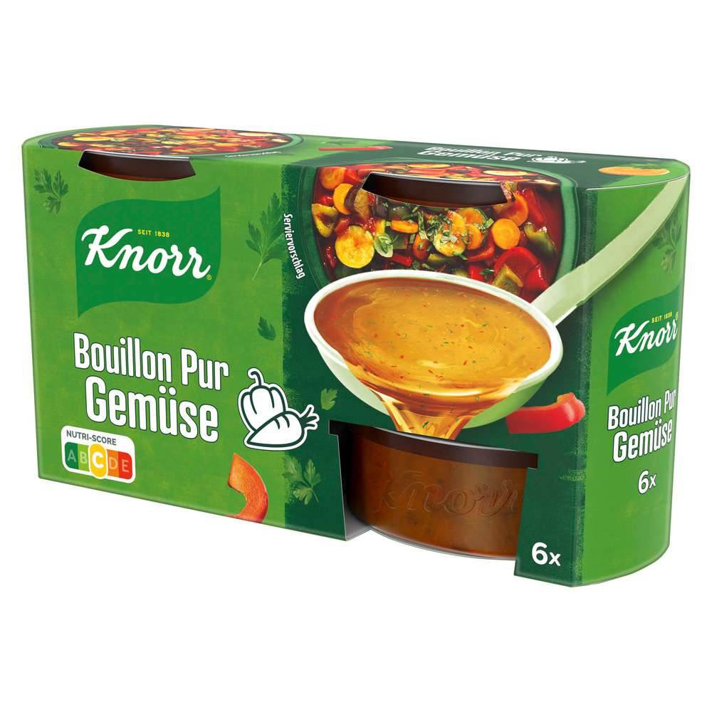 Produktabbildung Knorr Bouillon Pur, Gemüse