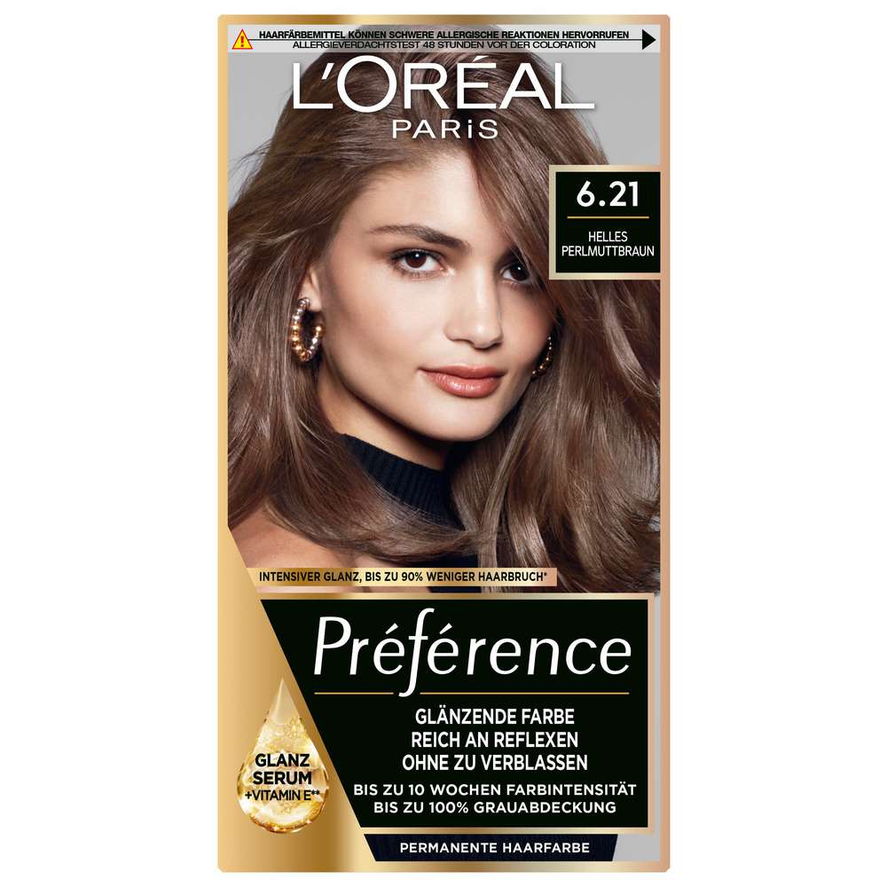 Produktabbildung L'Oréal Paris Haarfarbe Preference, 6.21 Zürich