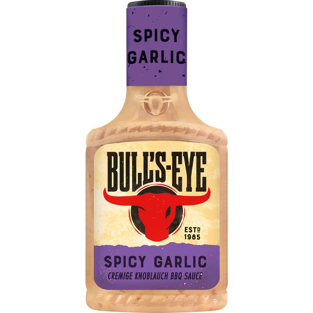 Produktabbildung Bull's Eye Knoblauch BBQ-Sauce Spicy Garlic