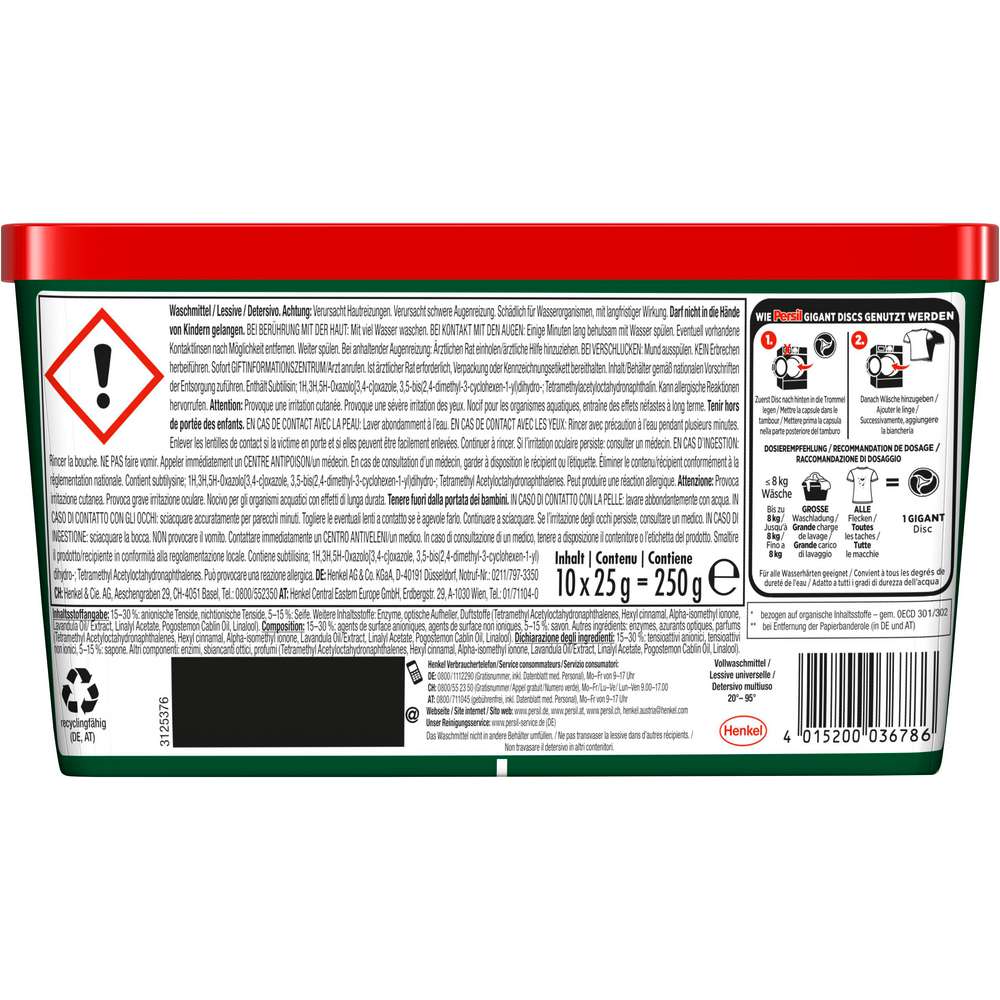 Produktabbildung Persil Universal-Waschmittel Discs Gigant