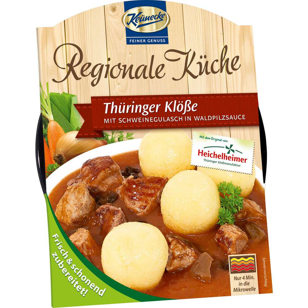 Produktabbildung Keunecke Thüringer Klöße Regionale Küche mit Schweinegulasch