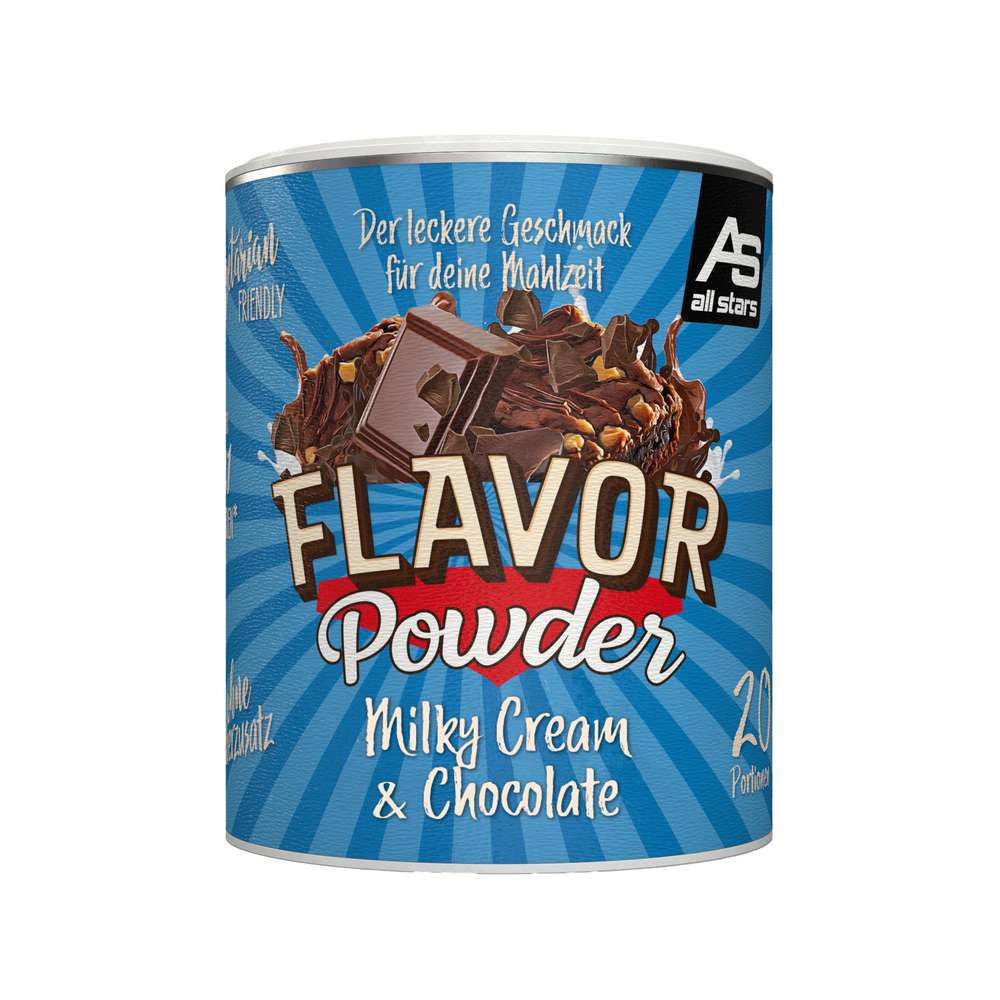 Produktabbildung all stars Flavour Powder, Milky Cream-Chocolate