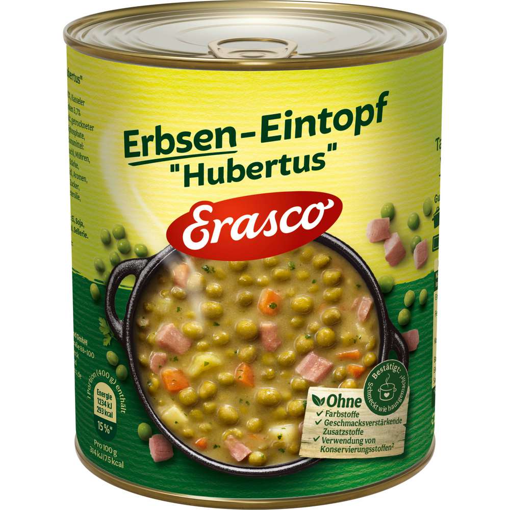 Produktabbildung Erasco Erbsen-Eintopf Hubertus