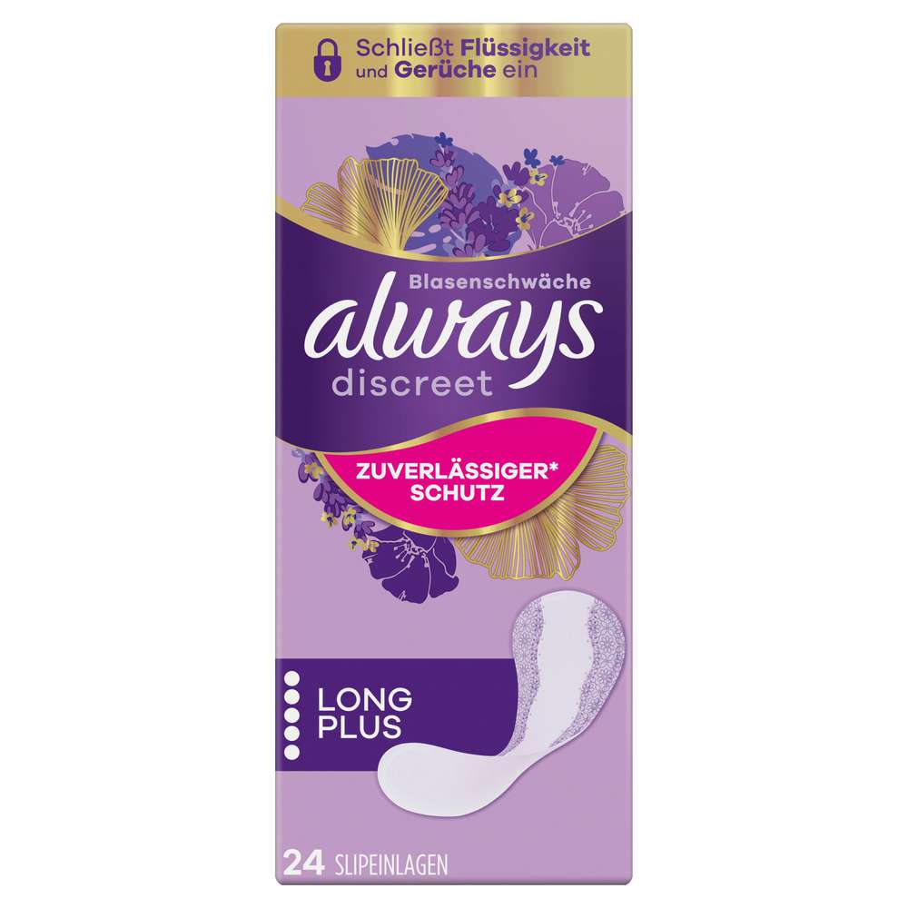Produktabbildung Always Discreet Inkontinenzeinlagen Long Plus