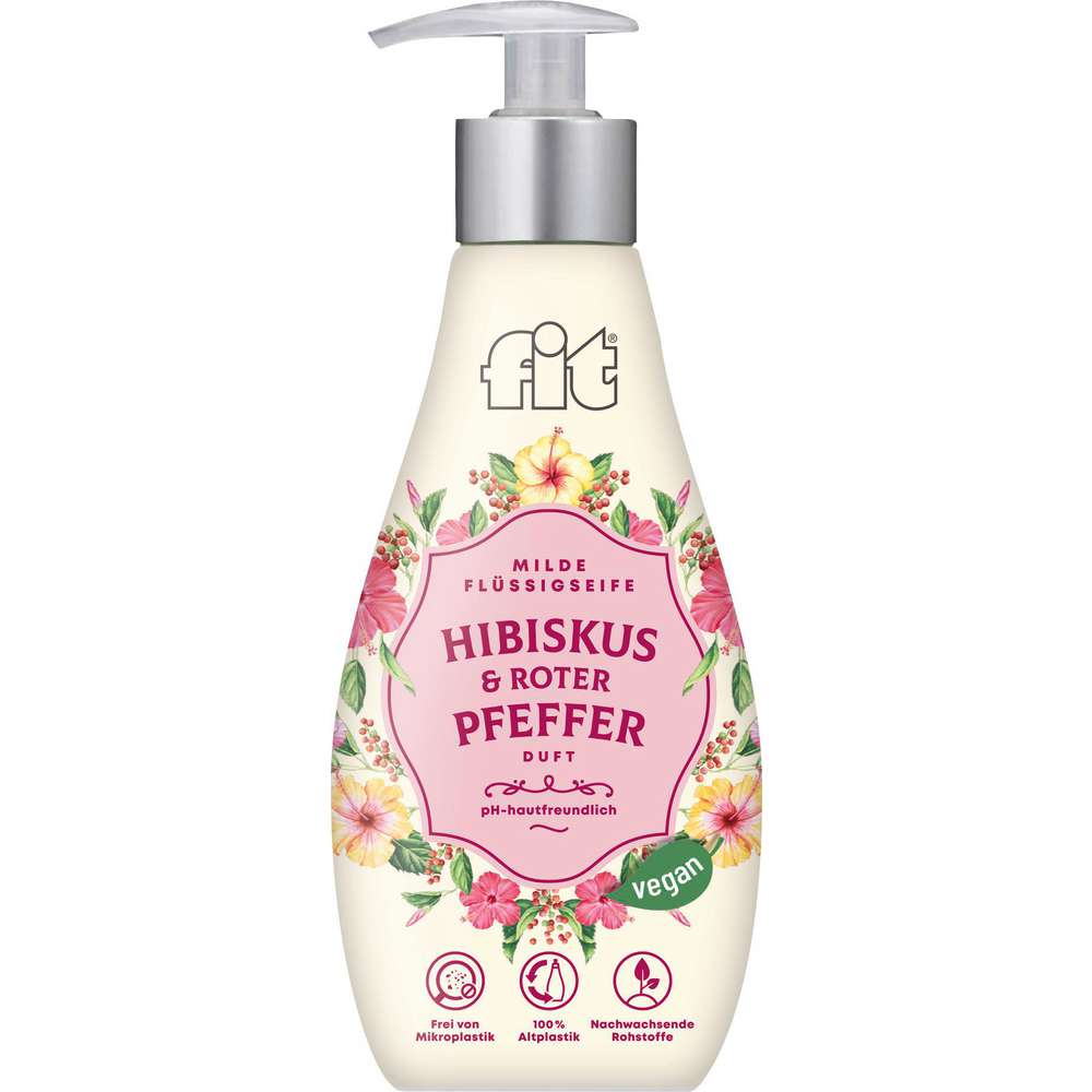 Produktabbildung Fit Flüssigseife, Hibiskus & roter Pfeffer