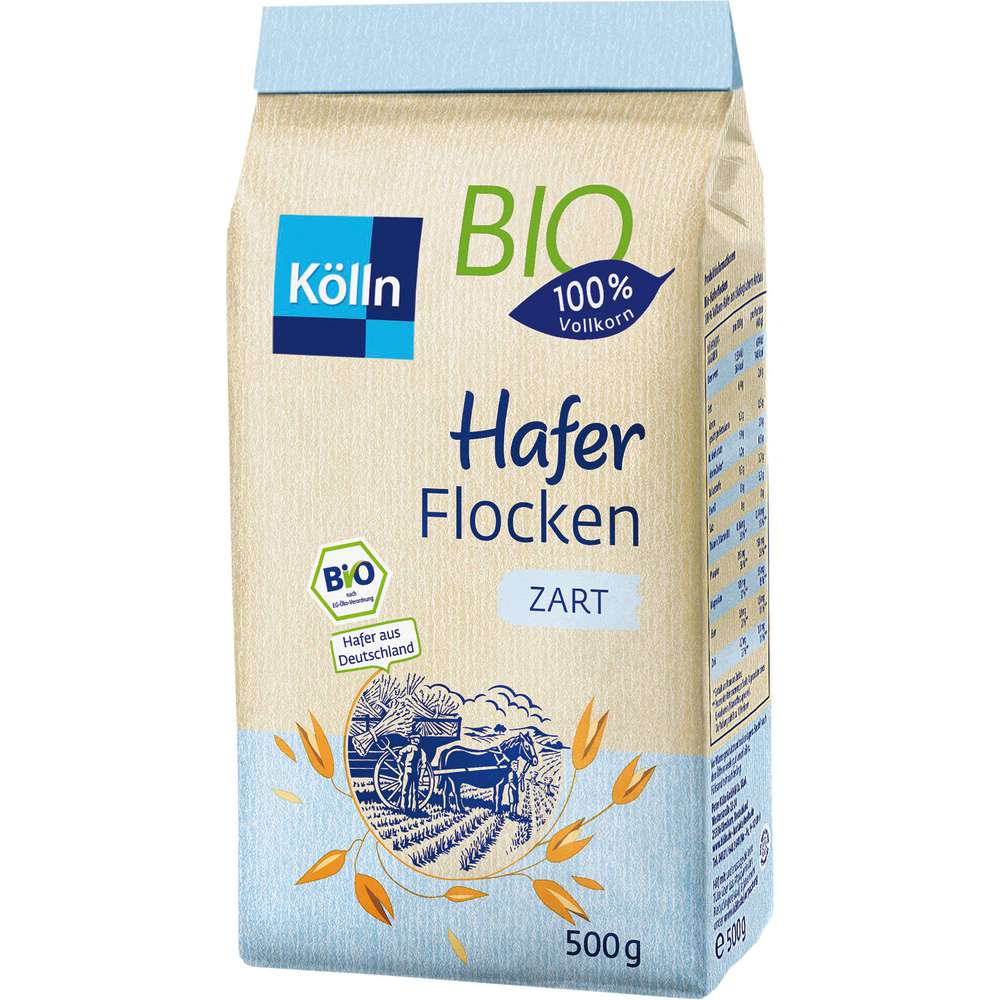 Produktabbildung Kölln Bio Haferflocken, zart